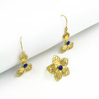 Asal Lapis Jewelry Set – 18K Gold-Plated, Handmade - Gemify