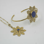 Barf Lapis Gold-Plated Jewelry Set - Gemify