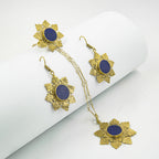 Barf Lapis Gold-Plated Jewelry Set - Gemify