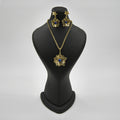 Blue Flower Lapis Jewelry Set – 18K Gold-Plated, Handmade - Gemify