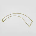 Gemify - Blue Line Lapis Necklace – High - Polish Brass, Handmade Design - Necklace - Gemify03