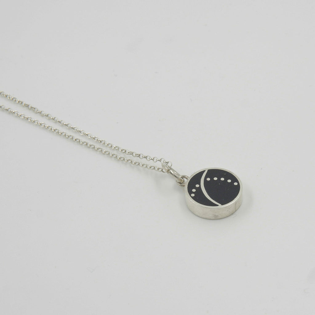 Bright Drop Black Agate Necklace – 18K Gold-Plated 925 Silver Chain - Gemify