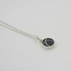Bright Drop Black Agate Necklace – 18K Gold-Plated 925 Silver Chain - Gemify