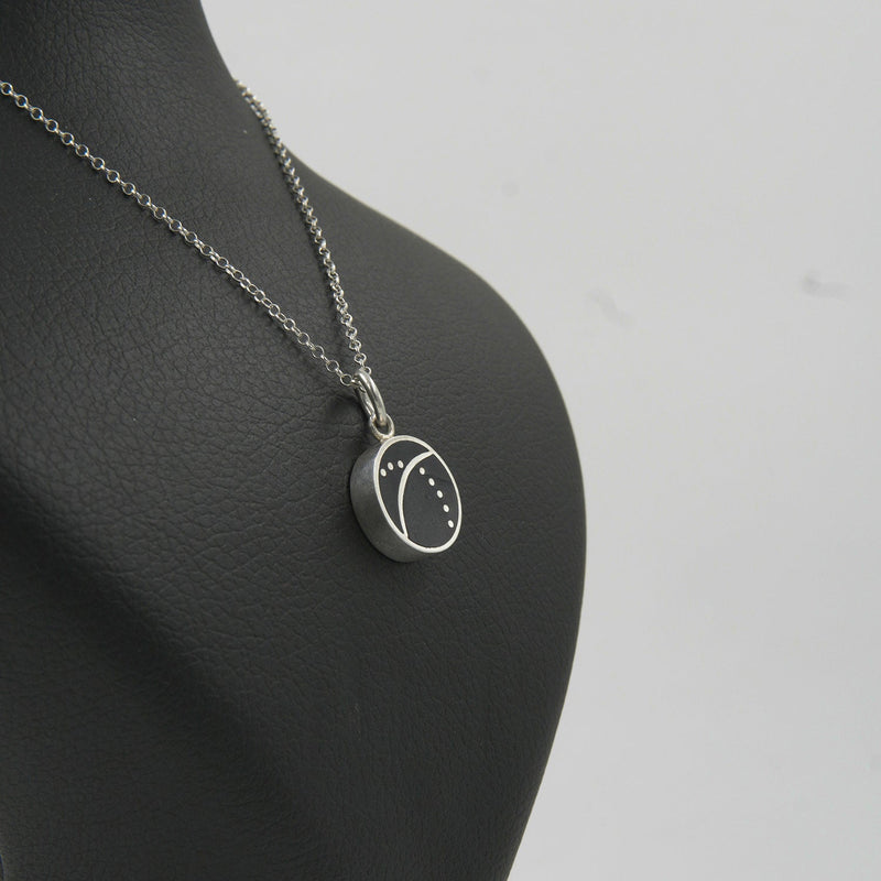 Bright Drop Black Agate Necklace – 18K Gold-Plated 925 Silver Chain - Gemify