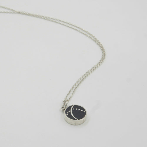 Bright Drop Black Agate Necklace – 18K Gold-Plated 925 Silver Chain - Gemify