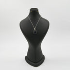 Bright Drop Black Agate Necklace – 18K Gold-Plated 925 Silver Chain - Gemify