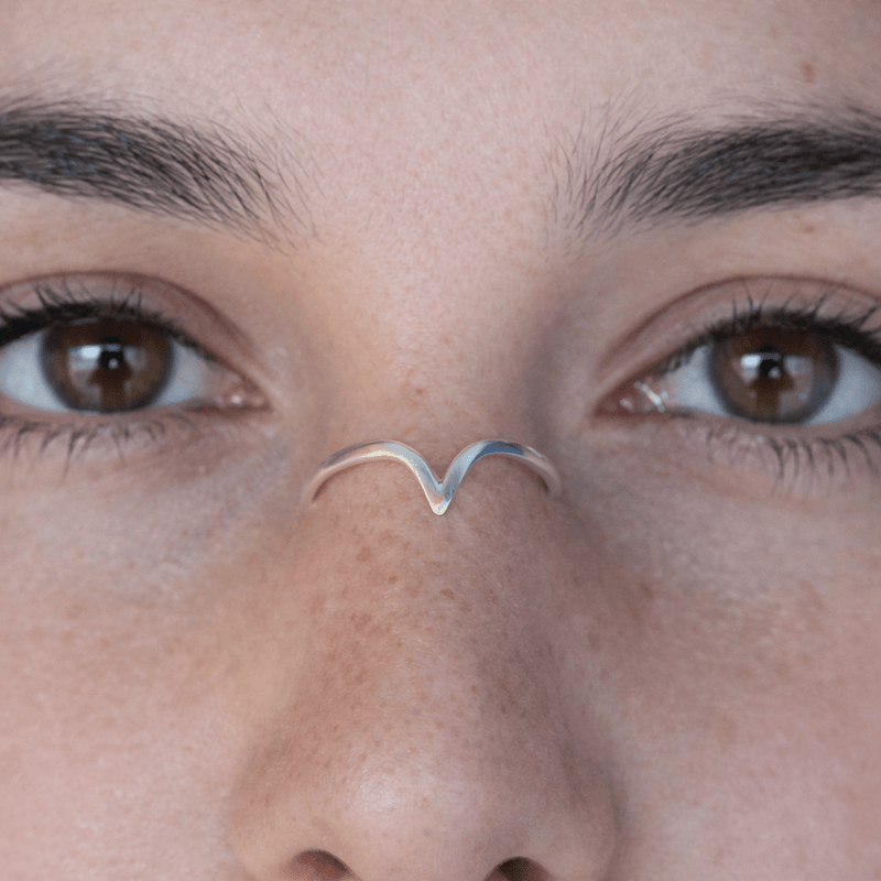 Gemify - Infinity Silver Nose Ring – High - Polish Handmade Design - Jewelry - Gemify