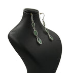 Gemify - Nice Drop Fluorite Earrings – 925 Silver, High - Polish Finish - earrings - Gemify02