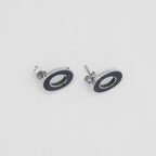 Gemify - Oval Blue Lapis Studs - earrings - Gemify