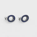 Gemify - Oval Blue Lapis Studs - earrings - Gemify