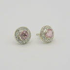 Gemify - Pink Tourmaline Studs - earrings - Gemify