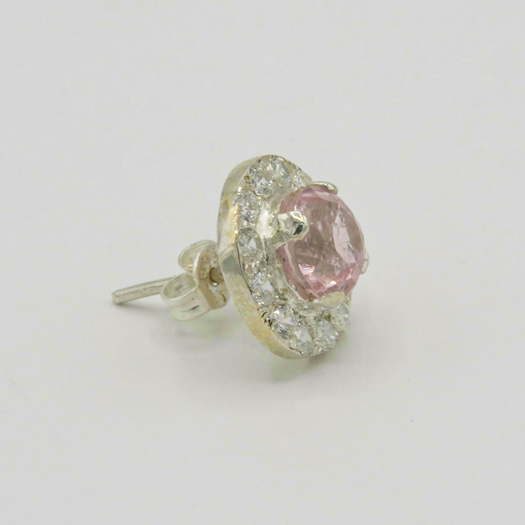 Gemify - Pink Tourmaline Studs - earrings - Gemify