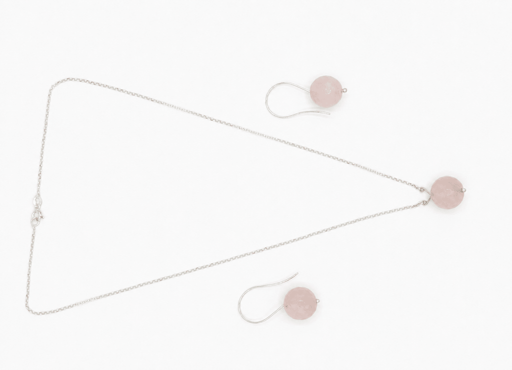 Gemify - Rose Quartz Radiance Collection - Jewelry Set - Gemify