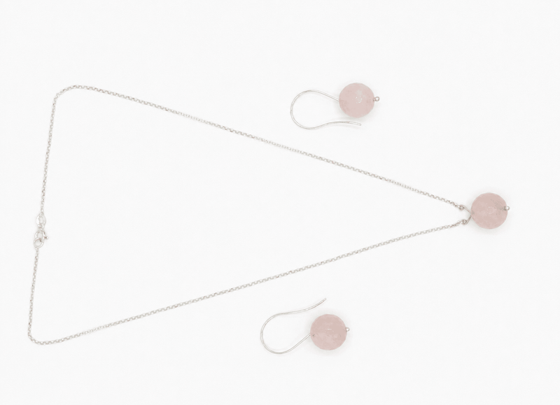Gemify - Rose Quartz Radiance Collection - Jewelry Set - Gemify