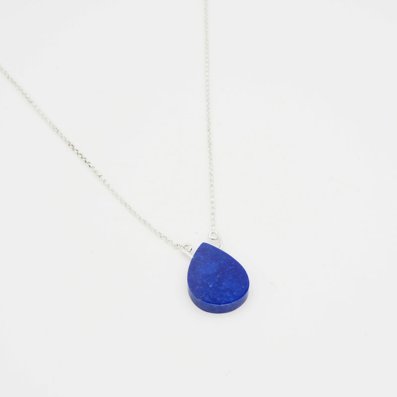 Gemify - Royal Blue Lapis Drop Necklace - Necklace - Gemify