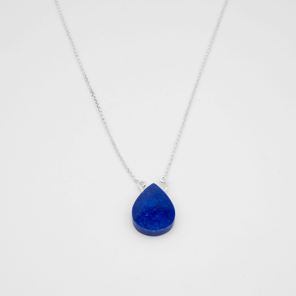 Gemify - Royal Blue Lapis Drop Necklace - Necklace - Gemify