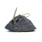 Gemify - Royal Blue Rough Lapis Earrings - earrings - Gemify