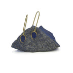 Gemify - Royal Blue Rough Lapis Earrings - earrings - Gemify