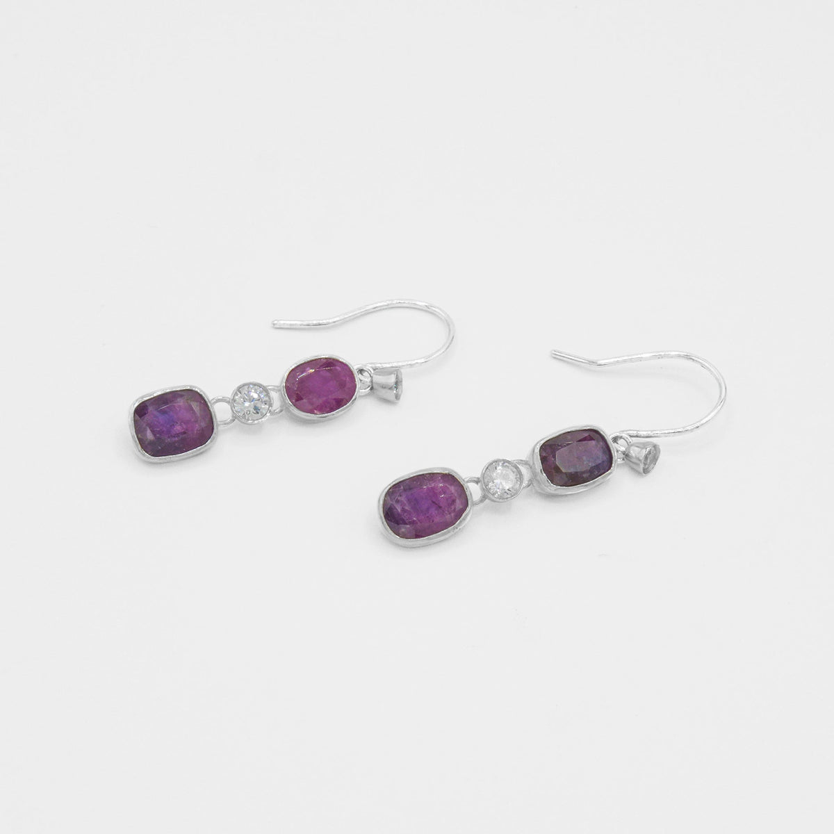 Gemify - Ruby Elegance Earrings - earrings - Gemify
