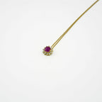 Gemify - Ruby Halo Necklace - Necklace - Gemify