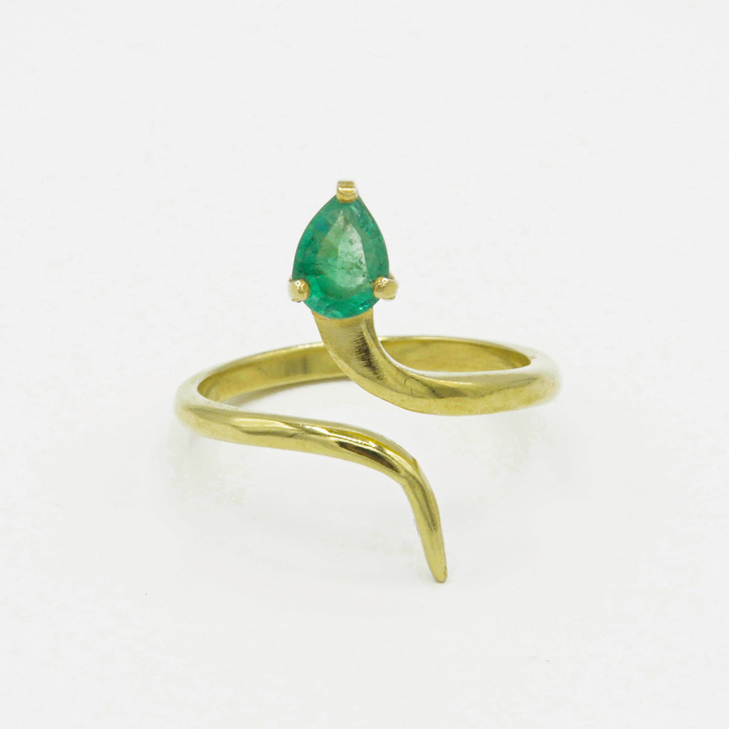 Gemify - Serpent Emerald Ring - Ring - Gemify