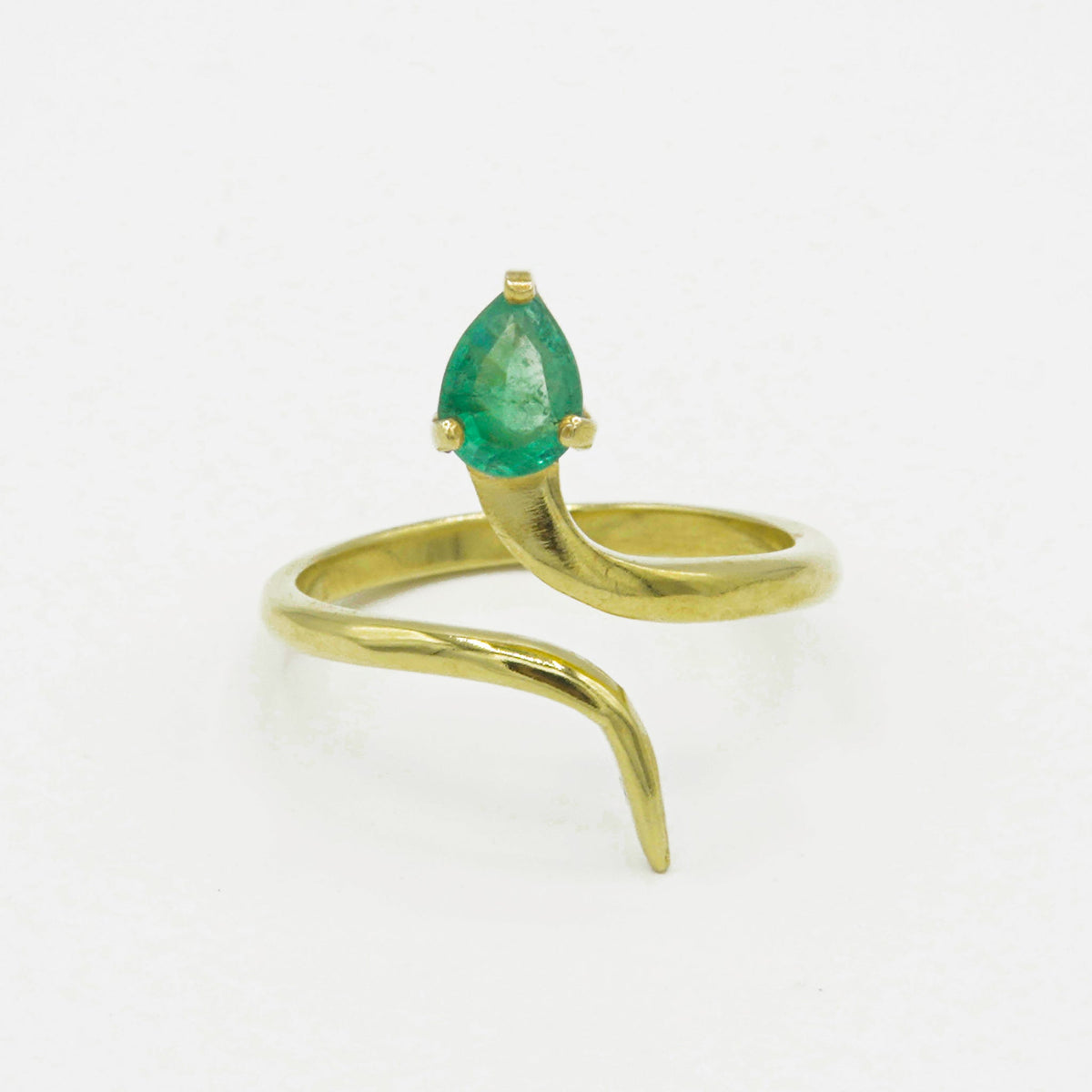 Gemify - Serpent Emerald Ring - Ring - Gemify